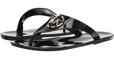 michael kors jelly sandals|michael kors jelly thong sandals.